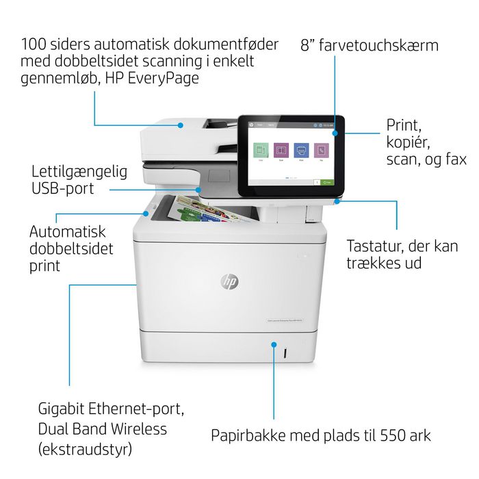 HP LaserJet Enterprise Flow MFP M578c Impresora Multifunción Láser Color A4 HP LaserJet Enterprise Flow MFP M578c Impresora Multifunción Láser Color A4