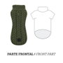 Nayeco Jersey Punto Trenza Verde 50 cm