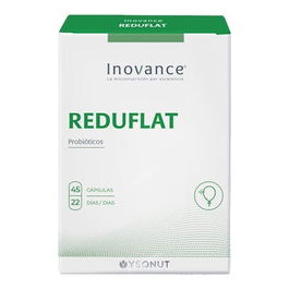 INOVANCE Reduflat 45 Cápsulas - Complemento Alimenticio para la Flora Intestinal