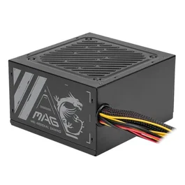 MSI Fuente de Alimentación MAG A500N-H Gaming ATX 500W - Pack de 5 Unidades - Fuente PC ATX 24 pin, PFC Activo, Ventilador 120mm, Protecciones OCP/OPP/SCP