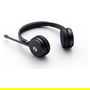 Yealink WH62 Dual Teams Auriculares Inalámbricos DECT para Oficina y Centro de Llamadas, Color Negro