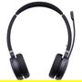 Yealink WH62 Dual Teams Auriculares Inalámbricos DECT para Oficina y Centro de Llamadas, Color Negro