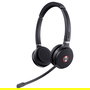 Yealink WH62 Dual Teams Auriculares Inalámbricos DECT para Oficina y Centro de Llamadas, Color Negro