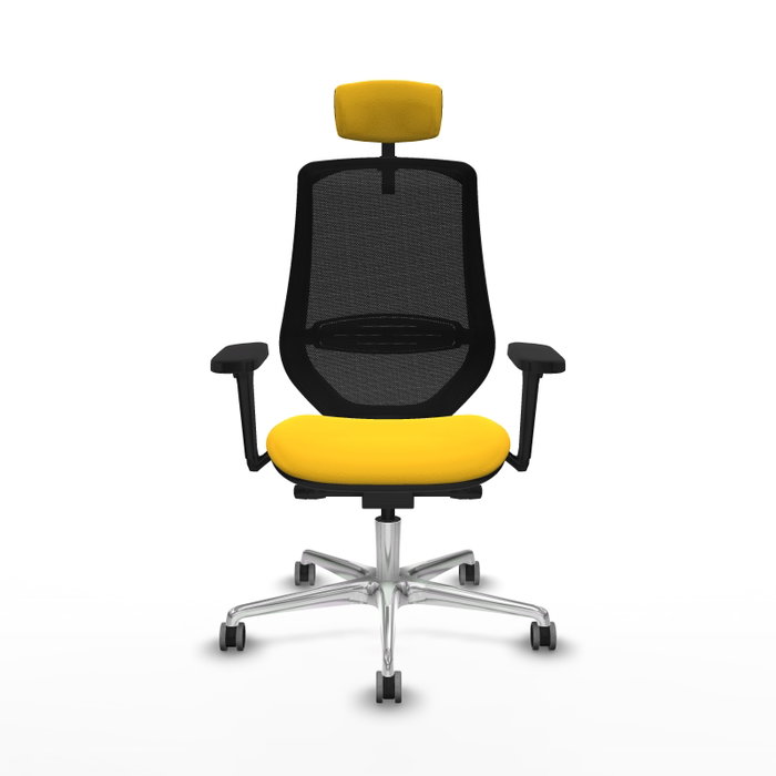 PIQUERAS Y CRESPO Silla de oficina Mardos Amarillo y Negro PIQUERAS Y CRESPO Silla de oficina Mardos Amarillo y Negro