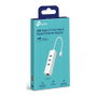 TP-Link UE330C Hub USB-C con 3 Puertos USB 3.0 y Gigabit Ethernet Blanco