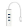 TP-Link UE330C Hub USB-C con 3 Puertos USB 3.0 y Gigabit Ethernet Blanco