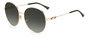 Jimmy Choo BIRDIE-S-PEF-IB Gafas de sol de metal con cristales gris verde