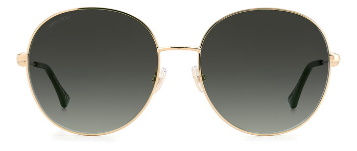 Jimmy Choo BIRDIE-S-PEF-IB Gafas de sol de metal con cristales gris verde Jimmy Choo BIRDIE-S-PEF-IB Gafas de sol de metal con cristales gris verde