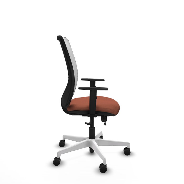 PIQUERAS Y CRESPO Silla de oficina Zulema Marrón y Blanco PIQUERAS Y CRESPO Silla de oficina Zulema Marrón y Blanco