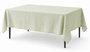 DKD Home Decor Mantel de Algodón Bordado Verde Claro 150x150 cm
