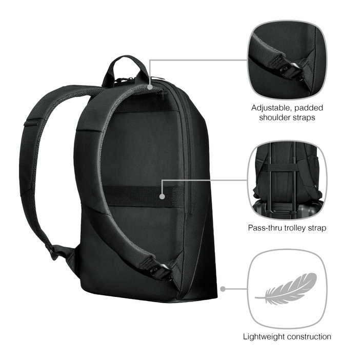 Wenger UrbanOne Light Mochila para Portátil 14 Pulgadas Negro