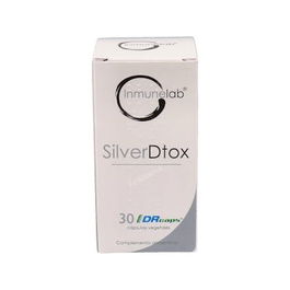 INMUNELAB Silverdtox 30 Cap. Complemento Alimenticio con Cardo Mariano, N-Acetil L-Cisteína, SAME y Zinc para Detoxificación