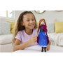 Mattel Muñeca Anna Viajera de Frozen Disney con Capa y Falda