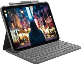 Logitech Teclado Gris Oxford 920-011423 para iPad 10ª gen, Deutsch QWERTZ, Bluetooth