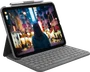 Logitech Slim Folio Teclado y Funda para iPad 10.ª Gen, QWERTZ, Oxford Grey