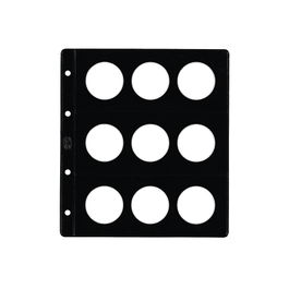 Funda Para Album De Monedas Pardo Tipo Claraboya Ø 42Mm 9 Aloj. (Set de 12)