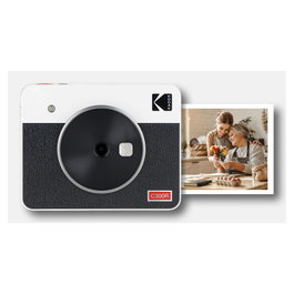 Kodak Mini Shot 3 – Cámara de impresión instantánea con 8 fotos, Blanco
