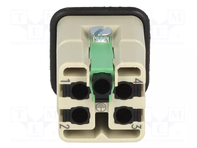 HARTING Han 4A - Plantilla de contacto macho Quick Lock