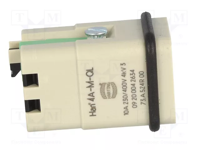 HARTING Han 4A - Plantilla de contacto macho Quick Lock
