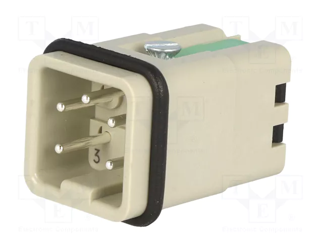 HARTING Han 4A - Plantilla de contacto macho Quick Lock