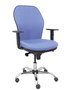 PIQUERAS Y CRESPO Silla de oficina Jorquera Azul claro con mecanismo Sincro y brazos 1D