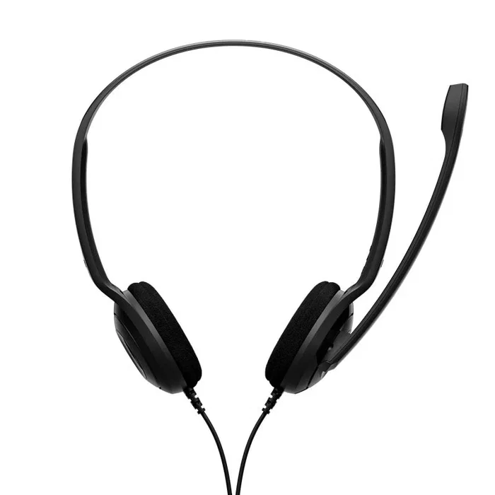 EPOS PC 8 USB Auriculares con micrófono para PC y Mac - Cancelación de ruido, plug & play, diseño ligero, control en línea, color negro