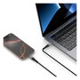 4smarts Cable USB-C PrimeCord 1.5 m 60W Negro, Carga Rápida Power Delivery, Nylon