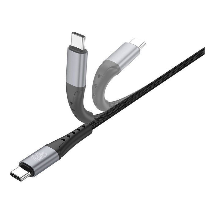 4smarts Cable USB-C PrimeCord 1.5 m 60W Negro, Carga Rápida Power Delivery, Nylon 4smarts Cable USB-C PrimeCord 1.5 m 60W Negro, Carga Rápida Power Delivery, Nylon