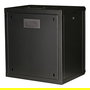 ROLINE 26.21.0174 Bastidor de Pared Rack 19" 12U Negro 600x450 mm Profundidad con Puerta de Vidrio y Rieles
