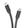 Tnb Cable USB-C a USB-C Plano 30 cm Negro