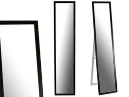 Giftdecor Espejo de pie 30 x 120 cm Negro (Set de 6)