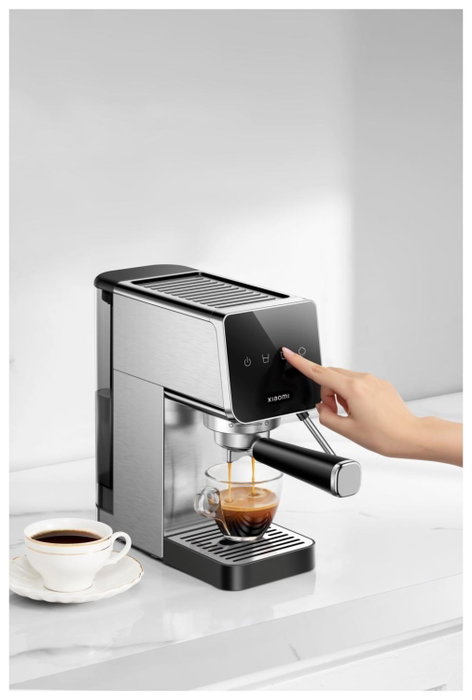 Xiaomi Máquina de Café Espresso Semiautomática Plateada 20 bares 900 ml