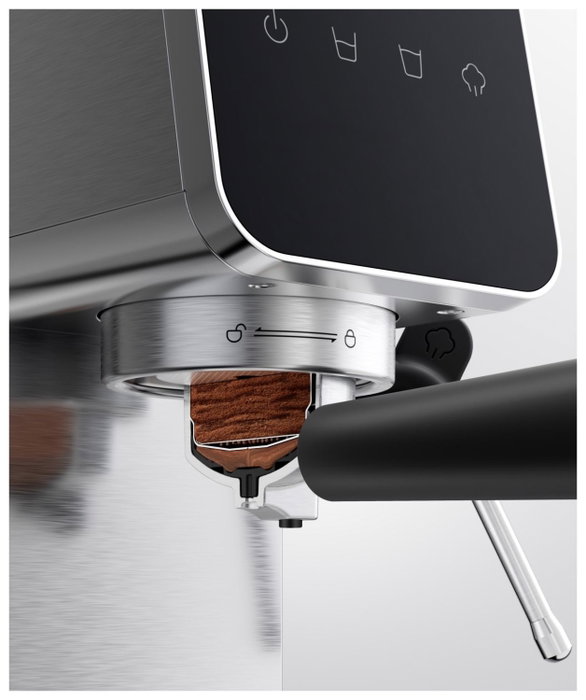 Xiaomi Máquina de Café Espresso Semiautomática Plateada 20 bares 900 ml