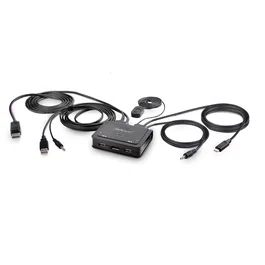 Startech C2-D46-UAC-CBLACK Universal KVM Switch with USB Connector