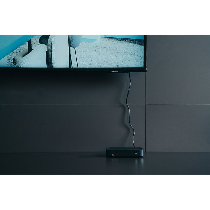Verbatim Share My Screen Adaptador de pantalla inalámbrica USB-C con Hub 1080p Verbatim Share My Screen Adaptador de pantalla inalámbrica USB-C con Hub 1080p