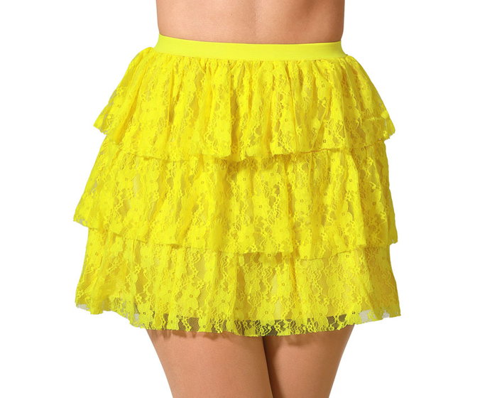 Falda Amarillo para Disfraces o Comparsas Falda Amarillo para Disfraces o Comparsas
