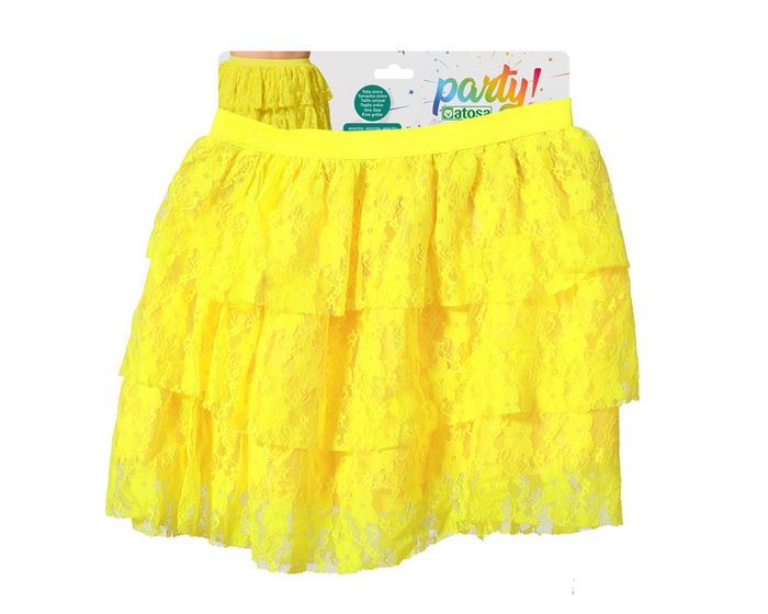 Falda Amarillo para Disfraces o Comparsas Falda Amarillo para Disfraces o Comparsas