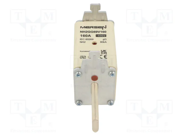 MERSEN Fusible NH2 de cerámica industrial 160A 690VAC