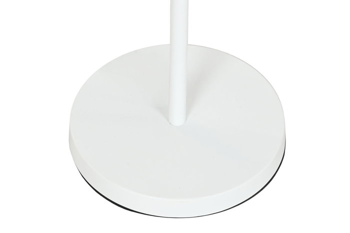DKD Home Decor Lámpara de Pie de Metal Blanca con Focos