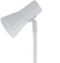 DKD Home Decor Lámpara de Pie de Metal Blanca con Focos