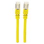 Intellinet Cable de Red Patch RJ45 Cat6 S/FTP Cobre LSZH 1 m Amarillo, Categoría 6, 1000 Mbps, Contactos Bañados en Oro