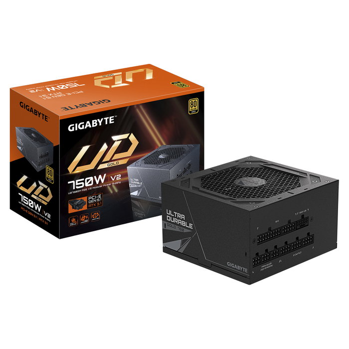 Gigabyte UD750GM PG5 V2 750 W 80 PLUS Gold ATX 3.1 Modular Negro