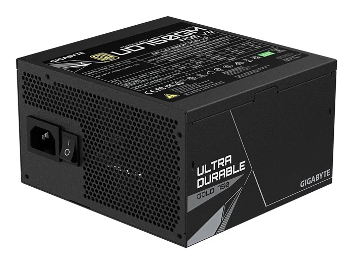 Gigabyte GP-UD750GM PG5 V2 Fuente de Alimentación 750W 80 Plus Gold ATX 3.1 Fully Modular PCIe 5.0 12VHPWR Negro