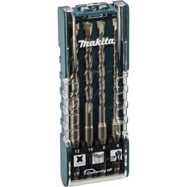Makita E-13605 Juego de Brocas SDS-Plus para Concreto de 4 Piezas