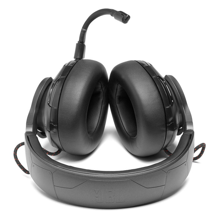 JBL Quantum One Auriculares Gaming Diadema Alámbricos Over-Ear, Negro, con Micrófono Boom Extraíble y Cancelación de Ruido, 20-20000 Hz