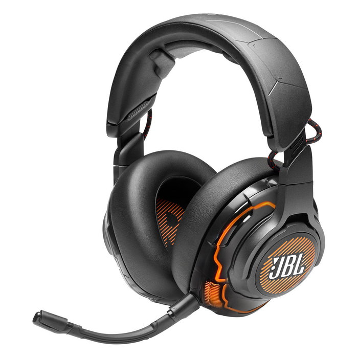 JBL Quantum One Auriculares Gaming Diadema Alámbricos Over-Ear, Negro, con Micrófono Boom Extraíble y Cancelación de Ruido, 20-20000 Hz