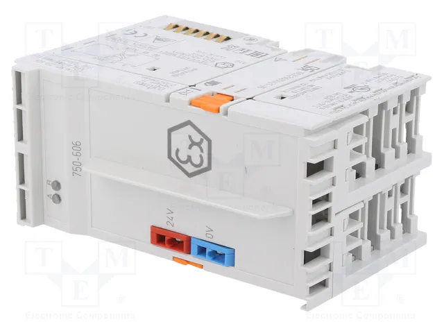 WAGO 750-606 Alimentación de potencial 24VDC 1A Ex i Gris claro