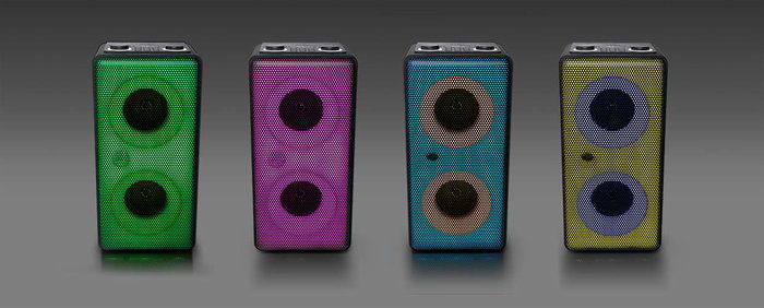 Muse Altavoz Bluetooth 60W con Batería 1800mAh, Entrada AUX y Micro, 29 cm