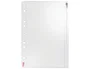 ESSELTE Funda Multitaladro con Cremallera PVC 200µ A4 11 Taladros Bolsa de 5