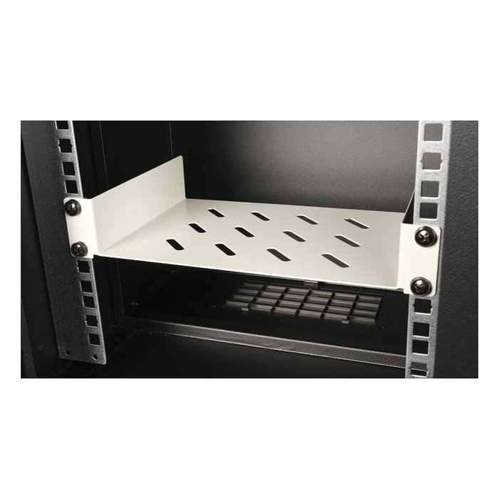 EQUIP Estante fijo EZFS-10-1-15-G para armarios de 10 pulgadas, 1U, 15cm EQUIP Estante fijo EZFS-10-1-15-G para armarios de 10 pulgadas, 1U, 15cm
